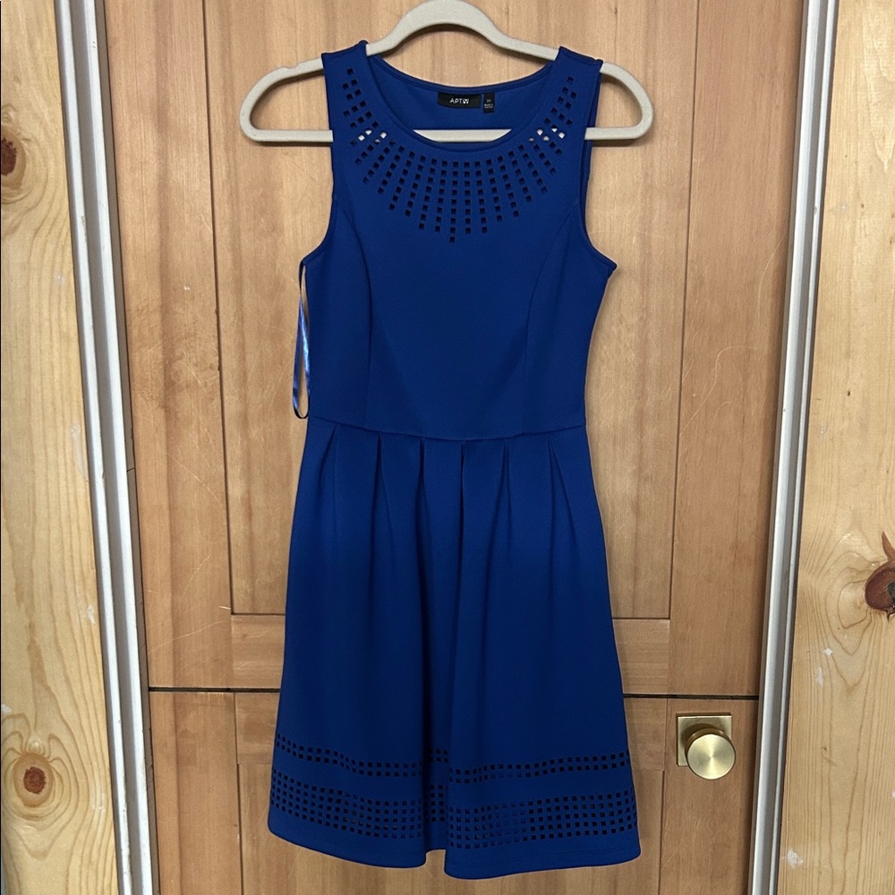 Apt9 Royal Blue Midi Dress